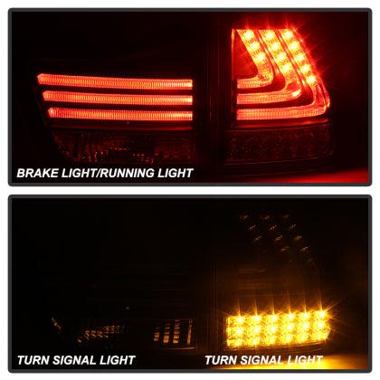 Spyder Lexus RX330/RX350 04-09 LED Tail Lights Black ALT-YD-LRX04-LED-BK - GUMOTORSPORT