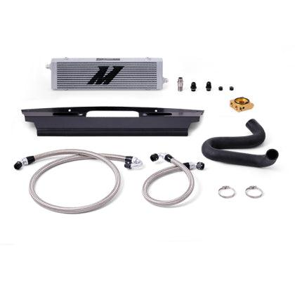 Mishimoto 2015+ Ford Mustang GT Thermostatic Oil Cooler Kit - Silver - GUMOTORSPORT