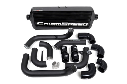 GrimmSpeed 2008-2014 Subaru WRX Front Mount Intercooler Kit Black Core / Black Pipe - GUMOTORSPORT