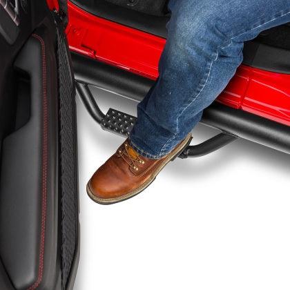 Rugged Ridge Spartan Nerf Bar Black 2020 + Jeep Gladiator JT - GUMOTORSPORT