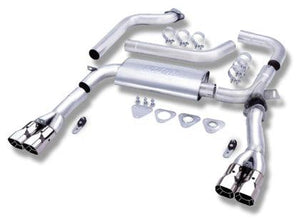 Borla 1995-1997 Chevrolet Camaro SS Cat-Back Exhaust System Part # 14555 - GUMOTORSPORT