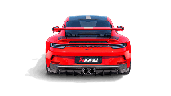 Akrapovic 2021 + Porsche 911 GT3 (992) Rear Carbon Fiber Diffuser - Matte - GUMOTORSPORT