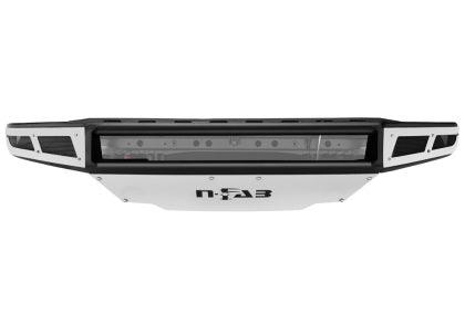 N-Fab M-RDS Front Bumper 2007 - 2014 Toyota FJ Cruiser - Tex. Black w/Silver Skid Plate - GUMOTORSPORT