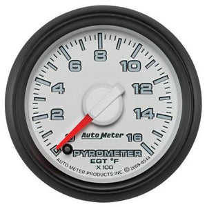 Autometer Factory Match 52.4mm Full Sweep Electronic 0-1600 Deg F EGT/Pyrometer Gauge - GUMOTORSPORT