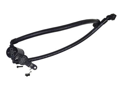 JLT 2020 - 2022 Ford Explorer 3.0L EcoBoost Oil Separator 3.0 Passenger Side - Black Anodized - GUMOTORSPORT