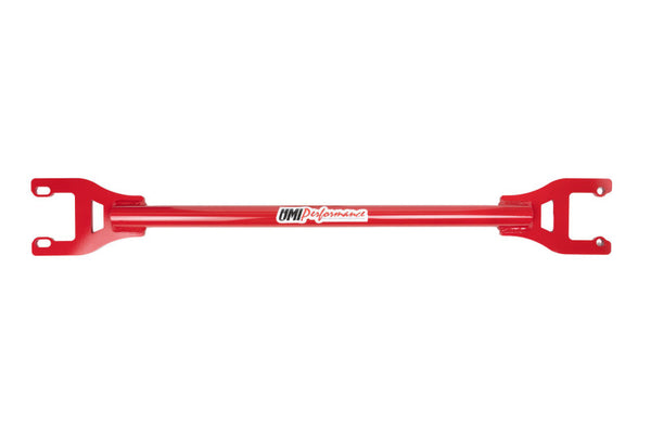 UMI Performance 68-72 GM A-Body Rear Shock Tower Brace Bolt In ( Red / Black )