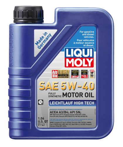 LIQUI MOLY 1L Leichtlauf (Low Friction) High Tech Motor Oil 5W40 - GUMOTORSPORT