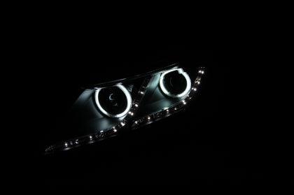 ANZO 2011 - 2013 Kia Optima Projector Headlights w/ Halo Black (CCFL) - GUMOTORSPORT