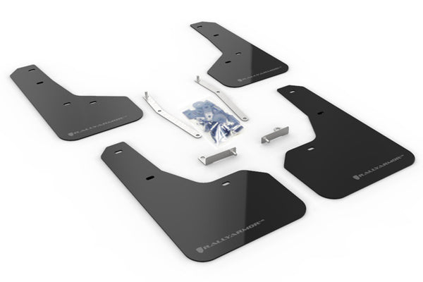 Rally Armor 2019 - 2021 Subaru Forester Black UR Mud Flap w/ Grey Logo