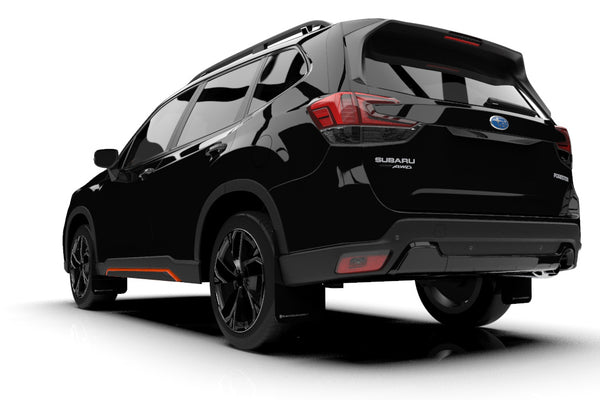 Rally Armor 2019 - 2021 Subaru Forester Black UR Mud Flap w/ Grey Logo