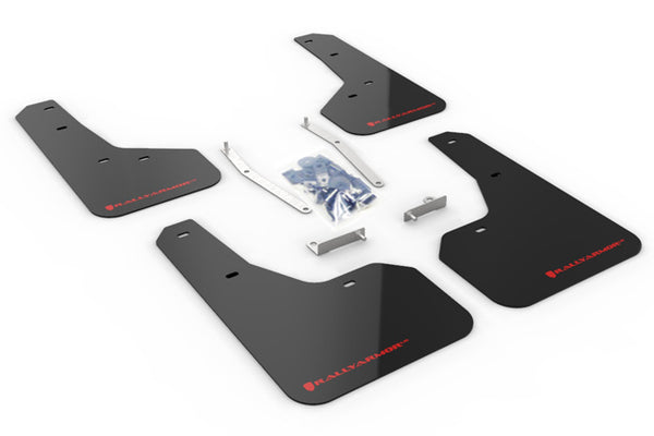 Rally Armor 2019 - 2021 Subaru Forester Black UR Mud Flap w/ Red Logo