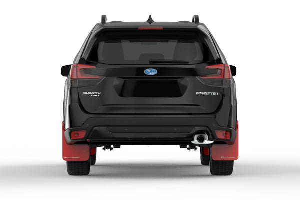 Rally Armor 2019 - 2021 Subaru Forester Red UR Mud Flap w/ White Logo