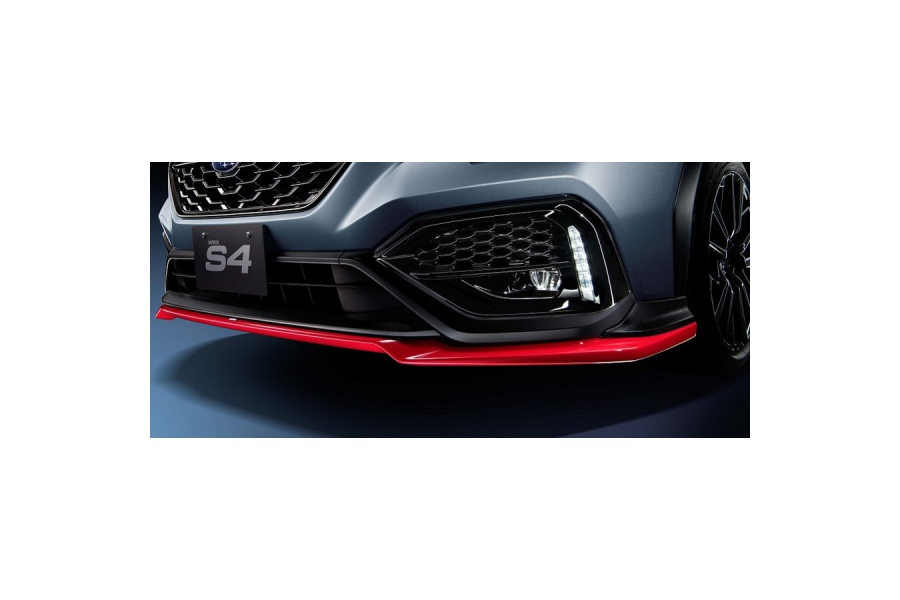 STI Front Lip Under Spoiler Cherry Red - Subaru WRX 2022+ - GUMOTORSPORT