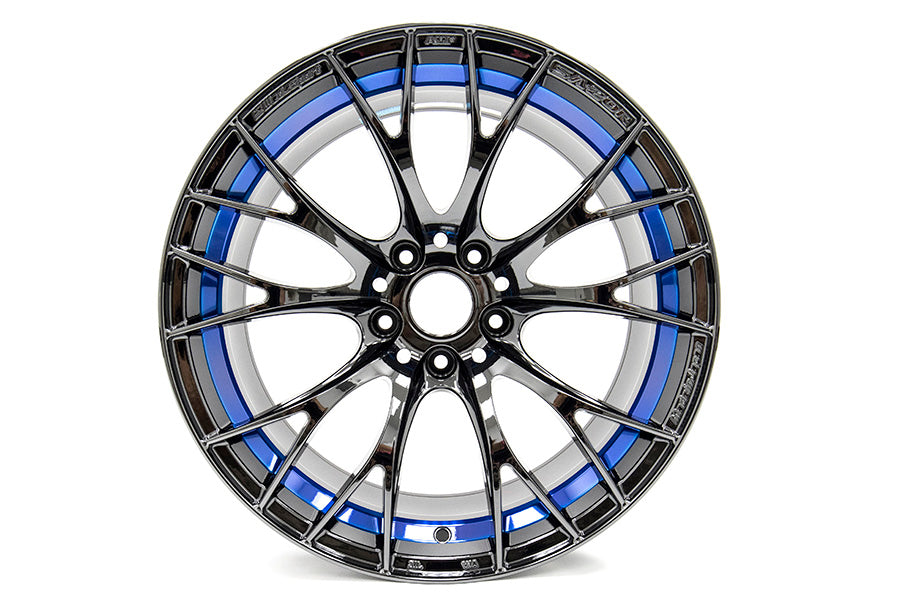 WedsSport SA-20R 18 X 9.5 +38 5x114.3 Blue Light Chrome - II - GUMOTORSPORT