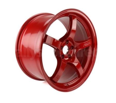 Gram Lights 57CR 18x9.5 +38 5x114.3 Milano Red Wheel - GUMOTORSPORT