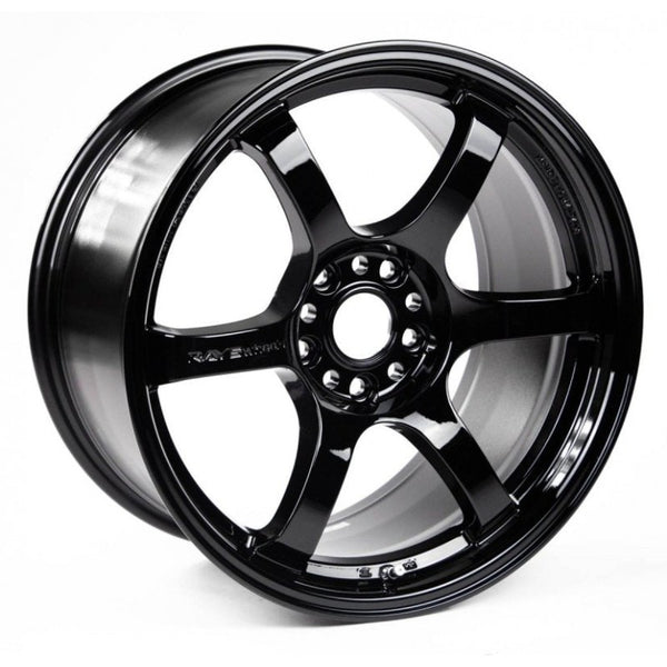 Gram Lights 57DR 18x9.5 +38 5x100 Glossy Black Wheel