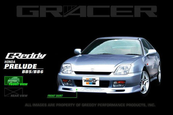 GReddy 97-01 Honda Prelude Urethane Front Lip Spoiler - GUMOTORSPORT