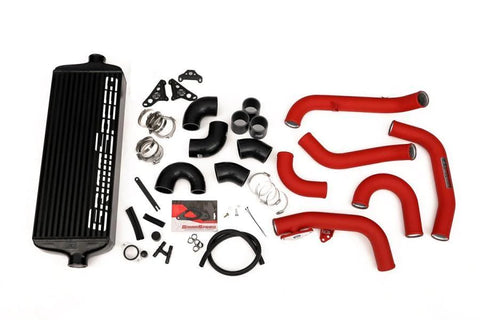 GrimmSpeed 2015+ Subaru STI Front Mount Intercooler Kit Black Powder Core / Red Pipe - GUMOTORSPORT