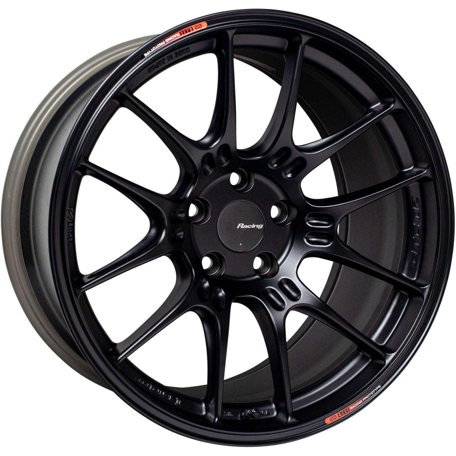 Enkei GTC02 19x10.5 5x120 34mm Offset 72.5mm Bore Matte Black Wheel - GUMOTORSPORT