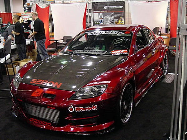 Seibon 2004 - 2011 Mazda RX8 TSII Carbon Fiber Hood - GUMOTORSPORT