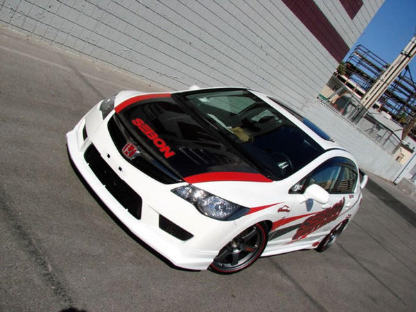 Seibon 06-10 Honda Civic 4 Door JDM / Acura CSX (FD1/2/3/5) TS-Style Carbon Fiber Hood - GUMOTORSPORT