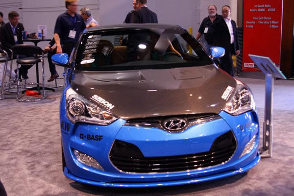 Seibon 2012 - 2017 Hyundai Veloster 2 Door Hatchback OEM Carbon Fiber Hood - GUMOTORSPORT
