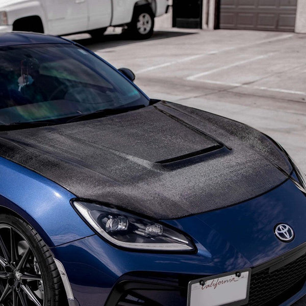 Seibon 2022 Toyota GR86 / Subaru BRZ VS-Style Carbon Fiber Hood - GUMOTORSPORT