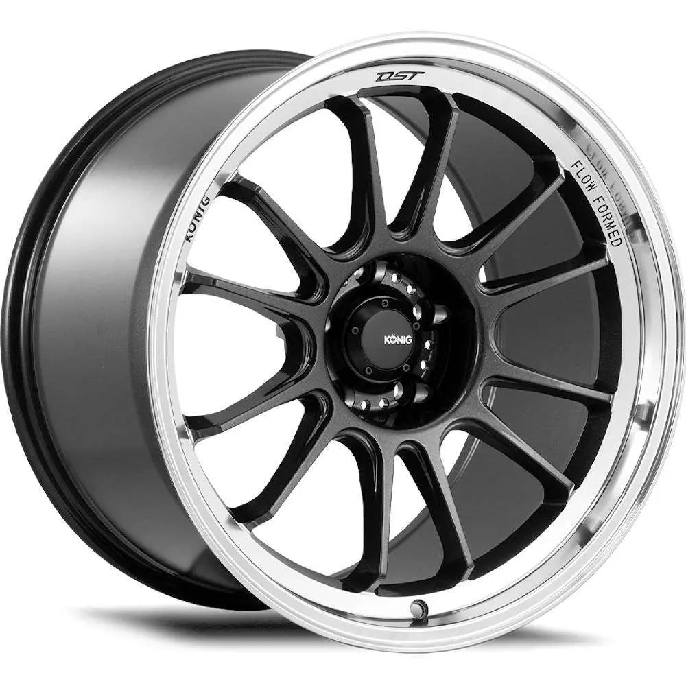 Konig Hypergram 17x9 5x114.3 ET40 Metallic Carbon w/ Machined Lip