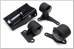 Innovative 94-01 Integra H-Series Black Steel Mounts 75A Bushings - GUMOTORSPORT