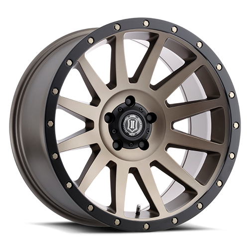 ICON Compression 17x8.5 5x5 ( 5x127 ) -6mm Offset 4.5in BS 71.5mm Bore Bronze Wheel