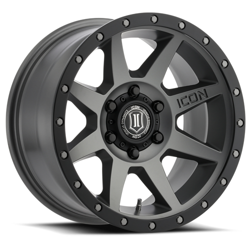 ICON Rebound 17x8.5 6x5.5 ( 6x139.7 ) 25mm Offset 5.75in BS 95.1mm Bore Titanium Wheel