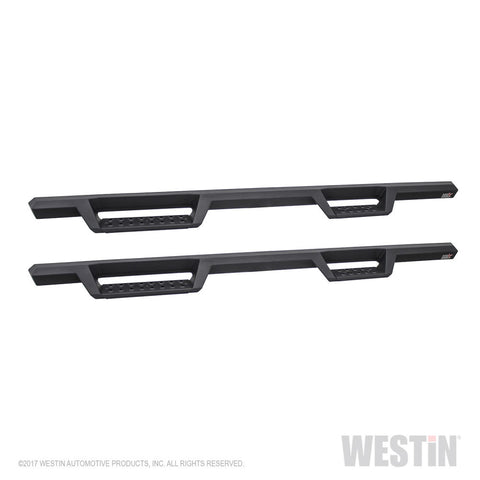 Westin/HDX 2015 - 2022 Ford F-150 / 2017 + F250 / F350 SuperCrew Drop Nerf Step Bars - Textured Black