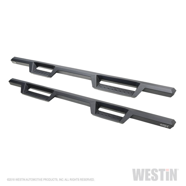 Westin 2019 - 2022 Chevrolet Silverado / GMC Sierra 1500 Crew Cab Drop Nerf Step Bars - Textured Black