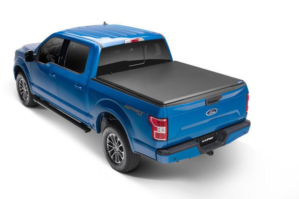 Lund 09-14 Ford F-150 Styleside (5.5ft. Bed) Hard Fold Tonneau Cover - Black - GUMOTORSPORT