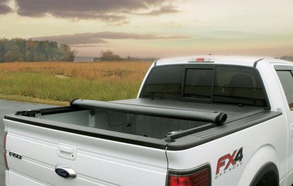 Lund 96-04 Dodge Dakota (6.5ft. Bed) Genesis Roll Up Tonneau Cover - Black - GUMOTORSPORT