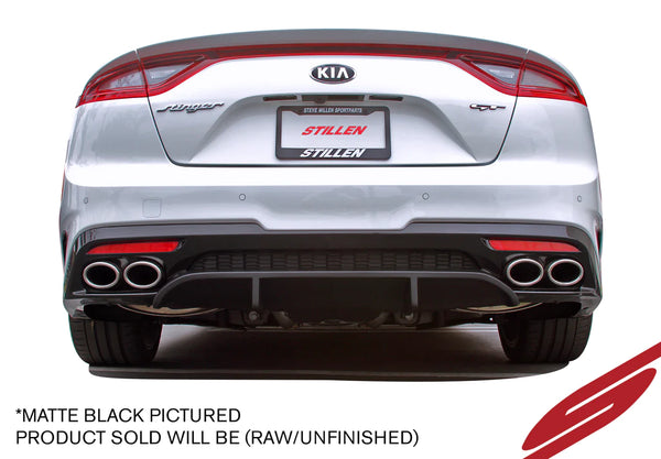 Stillen 2018-2021 Kia Stinger GT (AWD/RWD 3.3TT) Rear Diffuser [Unpainted] - KB26002