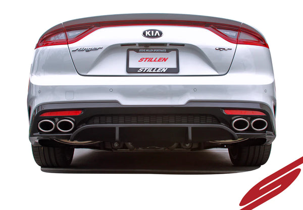 Stillen 2018-2021 Kia Stinger GT (AWD/RWD 3.3TT) Rear Diffuser [Matte Black] - KB26002MB