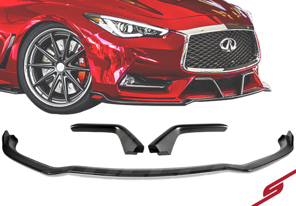 Stillen 2017-2021 Infiniti Q60 Front Splitter & Winglets - KB11232