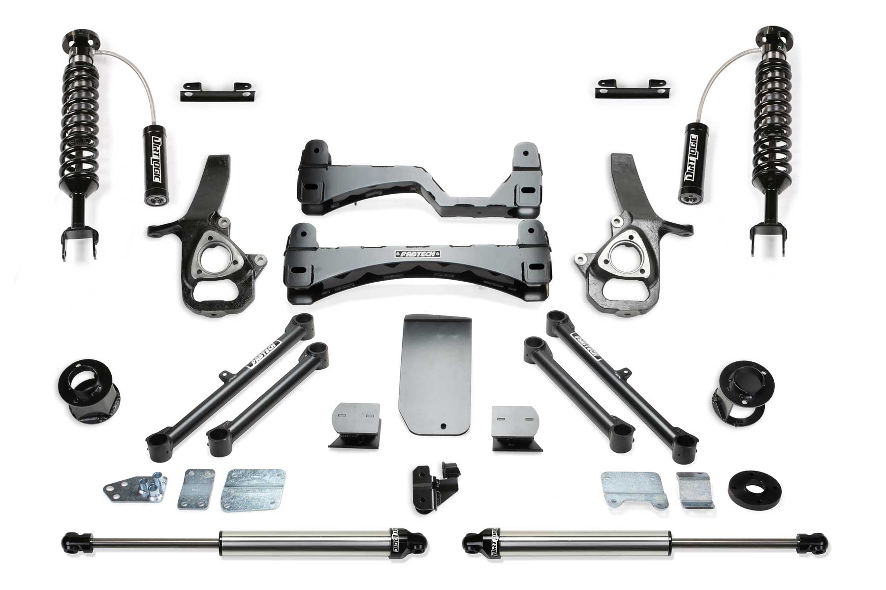 Fabtech 2019 + Ram 1500 4WD 6in Performance System w/ Front Dirt Logic Resi & Rear Dirt Logic