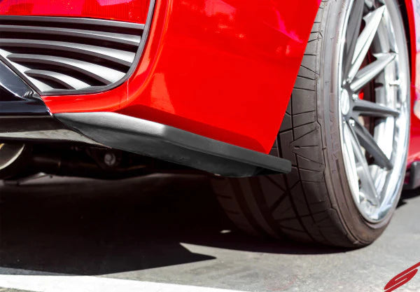 Stillen 2017-2022 Infiniti Q60 Side Skirts & Rear Corners- Matte Black - KB11236MB