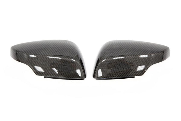 Carbon Reproductions Replacement Mirror Covers w/ Turn Signal Cutout - Subaru WRX / STI 2015 - 2020 - GUMOTORSPORT