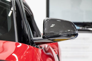 OLM LE Dry Carbon Fiber Mirror Covers - Toyota Supra 2020+ - GUMOTORSPORT