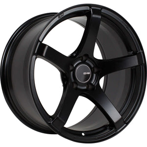 Enkei Kojin 17x9 35mm Offset 5x114.3 Bolt Pattern 72.6mm Bore Dia Matte Black Wheel - GUMOTORSPORT