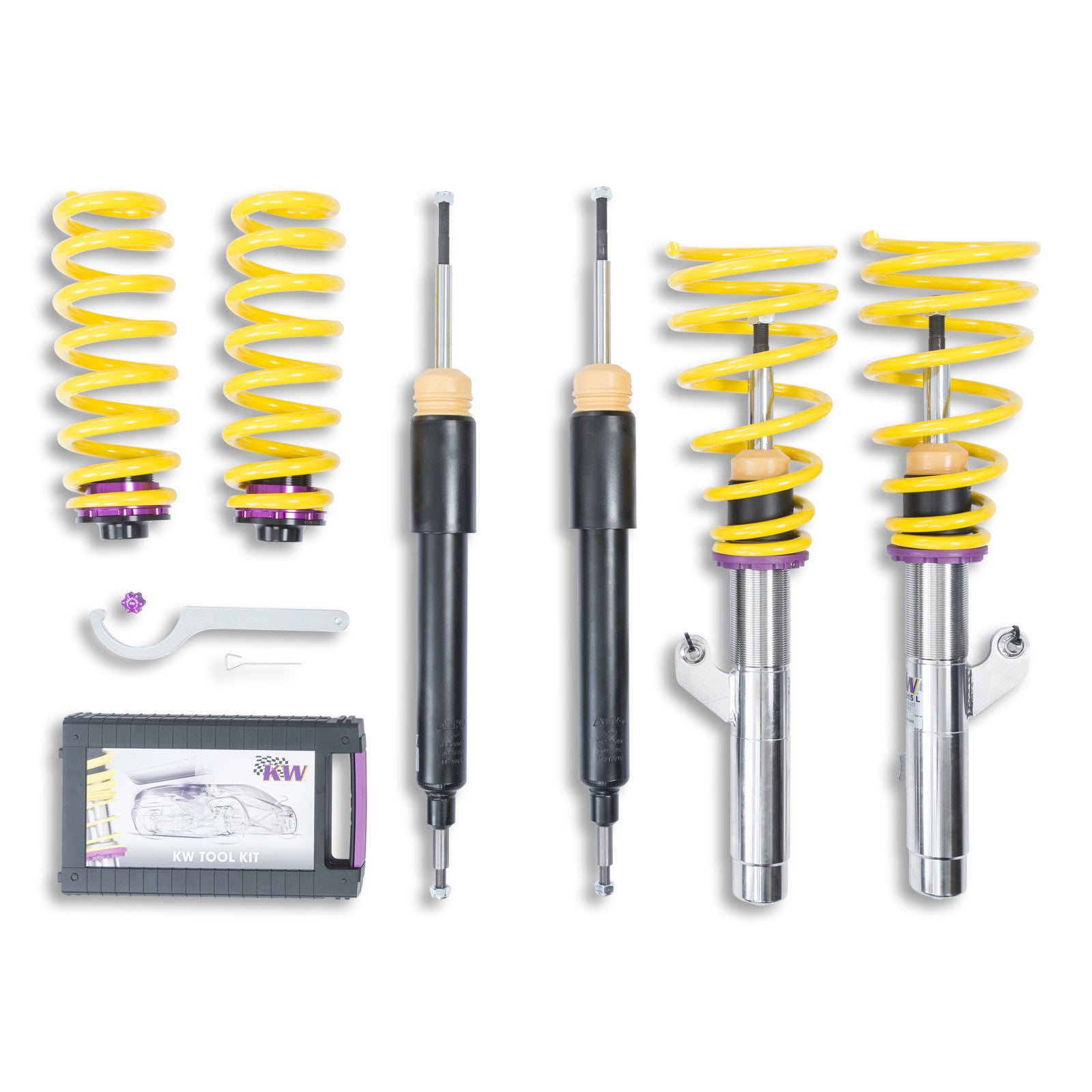 KW Coilover Kit V1 2008 - 2013 BMW 1series E81/E82/E87 (181/182/187) Hatchback / Coupe (all engines)
