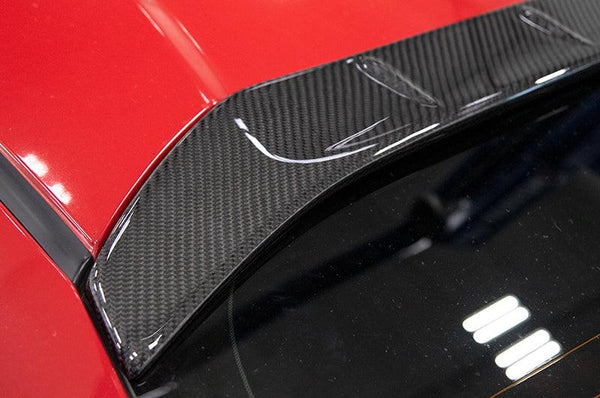 OLM Carbon Fiber Agressive Style Rear Roof Spoiler - 2013 + BRZ / 86 / FR-S - GUMOTORSPORT