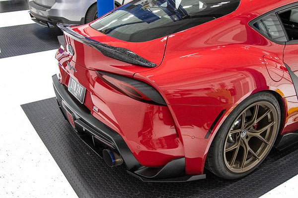 OLM Forged Carbon Fiber TR Style Duckbill Spoiler - 2020+ Supra - GUMOTORSPORT