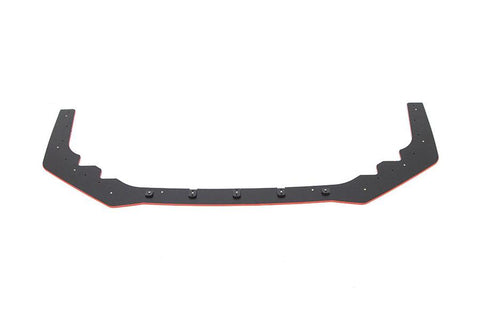 Maxton Design Racing Front Splitter Black w/ Red Accent - Subaru WRX / STI 2015-2021 - GUMOTORSPORT