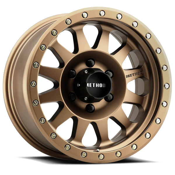 Method MR304 Double Standard 17x8.5 0mm Offset 6x135 94mm CB Method Bronze Wheel