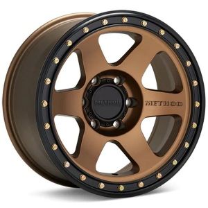 Method MR310 Con6 17x8.5 +35mm Offset 6x5.5 106.25mm CB Method Bronze/Black Street Loc Wheel