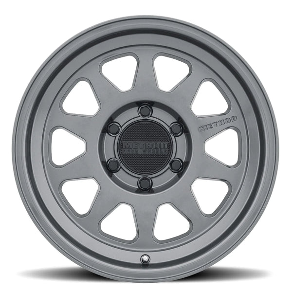 Method MR316 17x8.5 0mm Offset 5x150 110.5mm CB Gloss Titanium Wheel